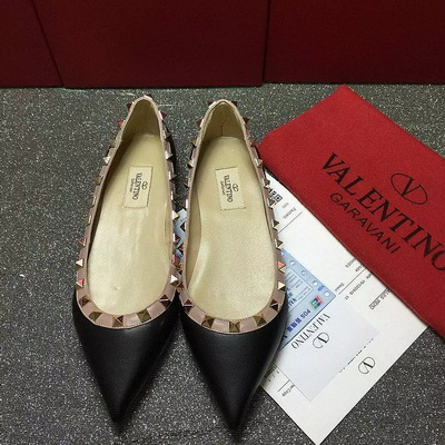 Valentino Shallow mouth flat shoes Women--046